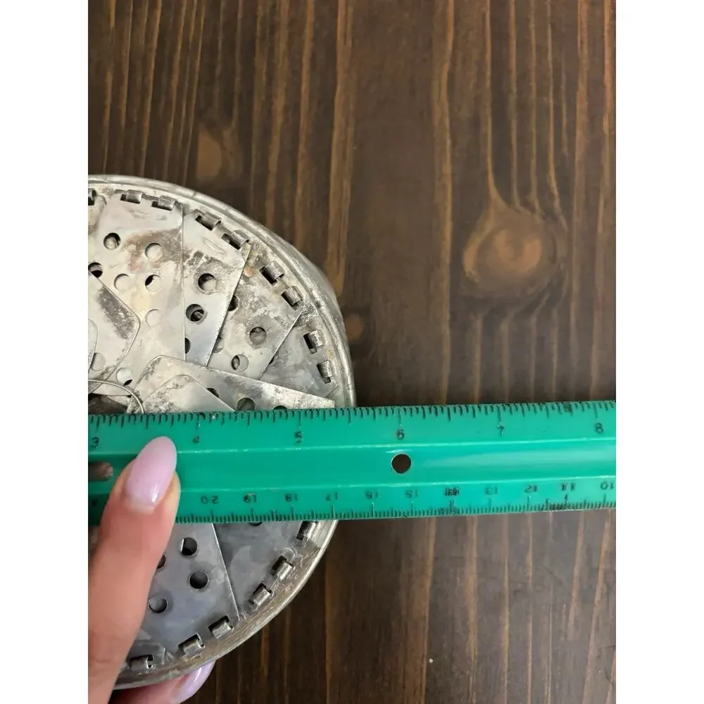 Vintage Metal Collapsible Vegetable Steamer Strainer Folding Basket with Legs